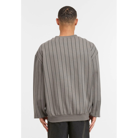 Karl Kani Ανδρικό φούτερ Autograph Pinstripe Sweat OS Crewneck